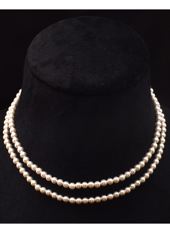 AAA+ Natural Biwa Pearl Precious Beads 111.15ct  Necklace Jewelry for Her
