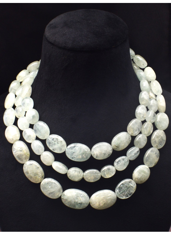 AAA+ Natural Jade Stone Precious Beads 1219.4ct Astounding Necklace Jewelry