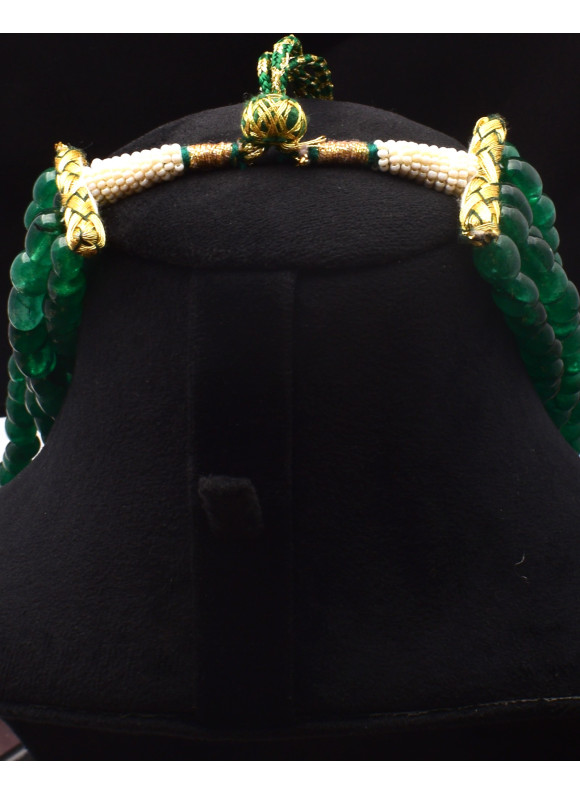 AAA+ Natural Green Onyx Precious Beads 1662.5ct Pretty Necklace Jewelry for Her