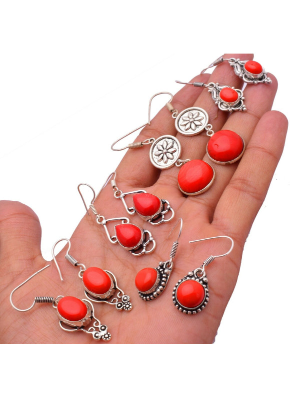 100 PC Mix Wholesale Earring Lot 925 Sterling Silver Plated Jewelry 