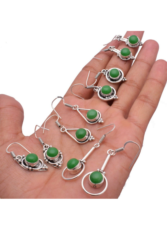 100 PC Mix Wholesale Earring Lot 925 Sterling Silver Plated Jewelry 