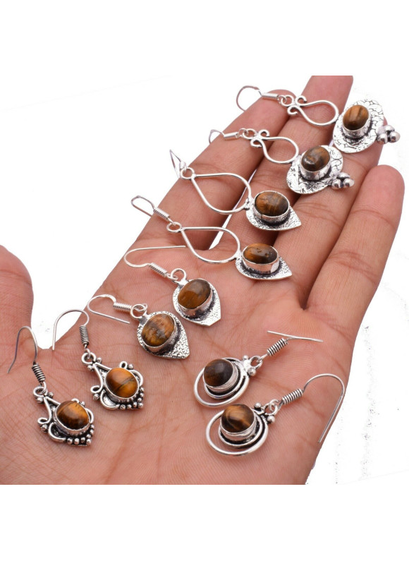 100 PC Mix Wholesale Earring Lot 925 Sterling Silver Plated Jewelry 