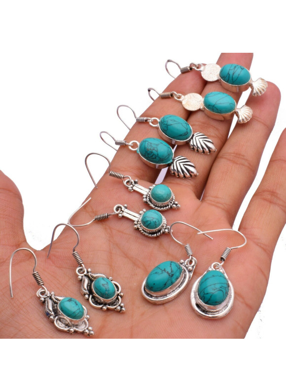 100 PC Mix Wholesale Earring Lot 925 Sterling Silver Plated Jewelry 