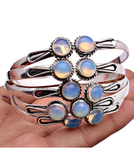 100 PC Opalite 925 Sterling Silver Plated Wholesale Lot Bangle G-92 