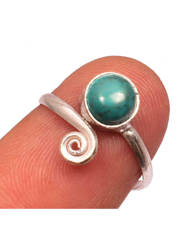 50 PC Turquoise Wholesale Lot 925 Sterling Silver Plated Baby Ring Jewelry B-51